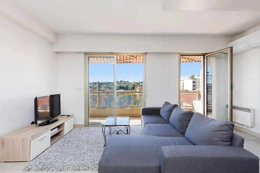 Le France -Rare, 6 Couchages, Clim, Wifi, 2 Sdb, 2Wc, Parking Apartment Antibes